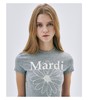 点此购买 Mardi Mercredi夏季女士雏菊印花短版短袖T桖 xg 323342 商品缩略图6