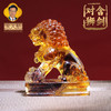 宋韶光大师新款含剑对狮 古法琉璃摆件家居礼品饰物 商品缩略图5