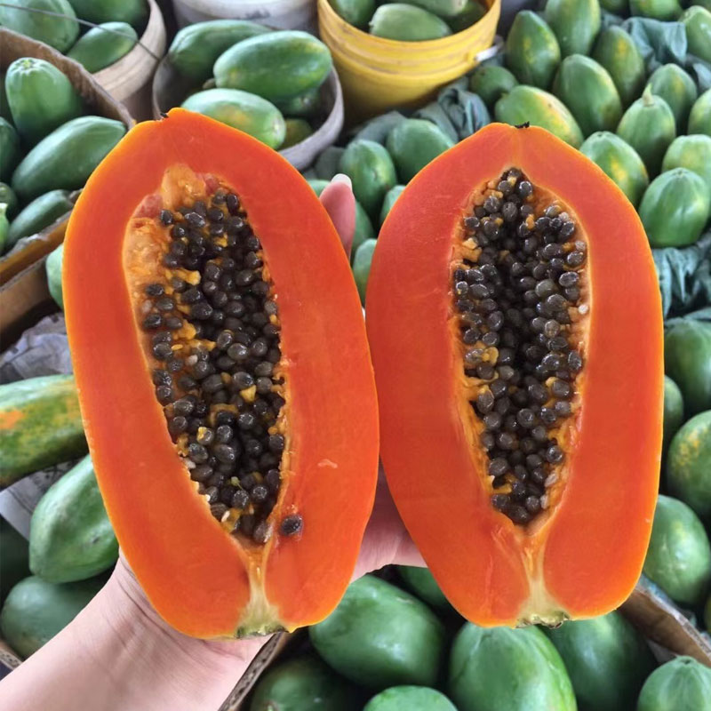 广西红心冰糖木瓜香甜多汁，细腻丝滑