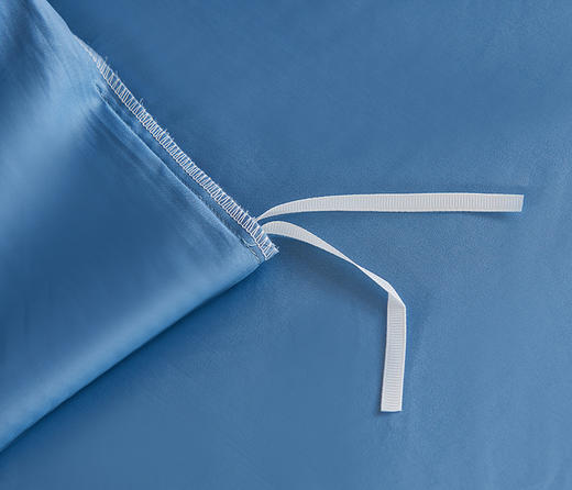 GRACE SPACE格调空间 简约拼色长绒棉绣花床单三件套 商品图12