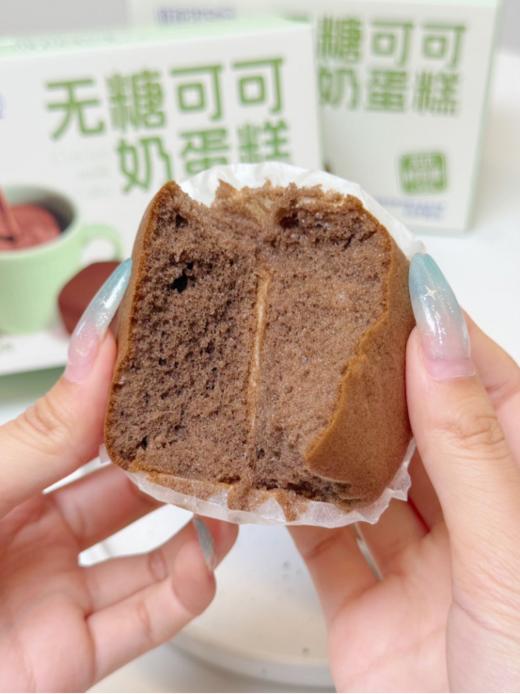 ❤️【叮咚熊无糖可可奶蛋糕】“55%无抗鲜鸡蛋打底的真·蛋香蛋糕，双重可可，💦解馋没罪恶感！” 🔥 这款蛋糕凭什么让人一口沦陷？👉3大必买理由！ 商品图5