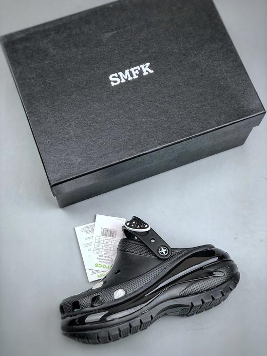 SMFK x Crocs 联名系列光轮十字花厚底增高洞洞鞋女款（HY） 商品图10