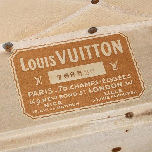 独角鹿西洋古董1920年代法国顶级奢侈品牌路易威登出品Monogram帆布经典老花款帽箱 商品图6