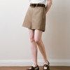 【商场同款】诗凡黎莱赛尔亚麻短裤2025夏新款A字休闲裤3G4350611 商品缩略图0