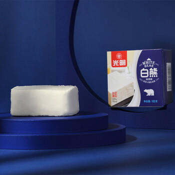 光明 白熊中砖 100g*4块 经典奶砖奶香味 冰激凌冷饮冰淇淋 商品图4
