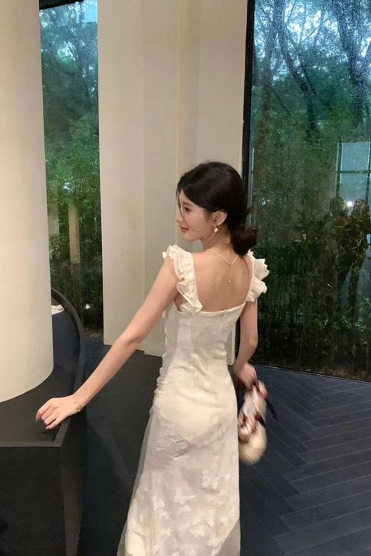 SIA SAYLOR 甜美飞飞袖显瘦连衣裙 20849 商品图5