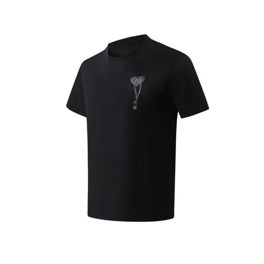 高奢系列！索罗纳凉感！3D立体印花！垂顺冰感高弹夏季男士圆领短袖T恤衫 商品图5