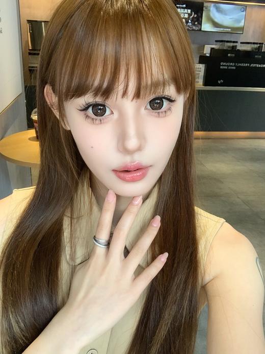 lvycon半年抛 一颗杏仁 14.5mm 棕巧 着色13.9 商品图2