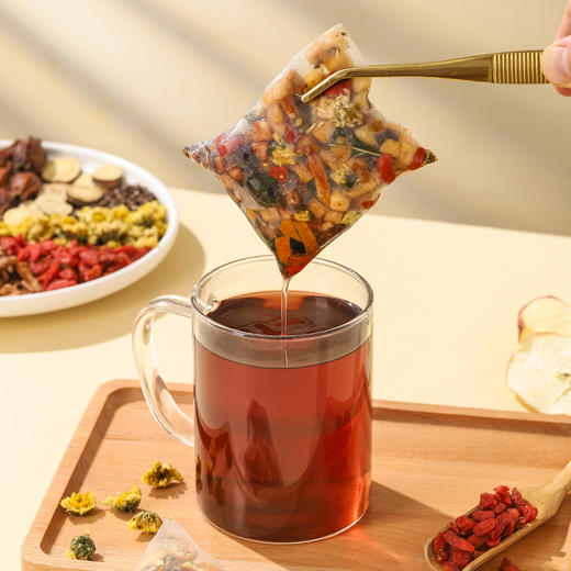 【甄选】菊花决明子甘舒茶原料干净茶香四溢久泡不淡184g(23g*8袋）/盒 商品图3