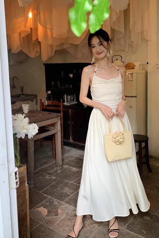 SUMMER & SAGE 韩系度假风慵懒吊带连衣裙 20836 商品图5