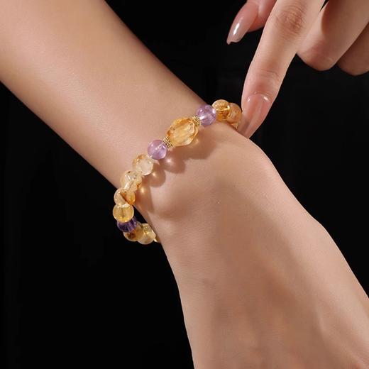 钻石豪门8000积分天然黄水晶手链 商品图2