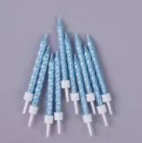 珠光蓝小蜡烛*1个