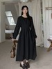 双十二福利！【诗铭洛可】XCA438长款连衣裙系腰带秋冬显瘦 商品缩略图0