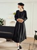 双十二福利！【诗铭洛可】XCA438长款连衣裙系腰带秋冬显瘦 商品缩略图3