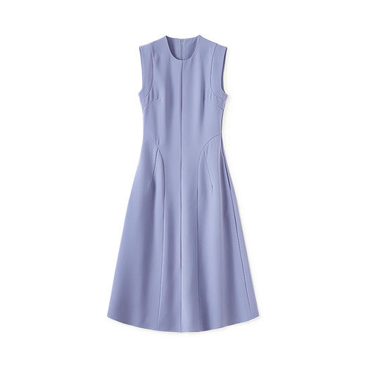 「高货wl」全新升级【铂金会员358/天猫479/差价121】(11556)洛诗琳气质收腰无袖连衣裙2025夏季新款立裁高腰显瘦A字裙 商品图4