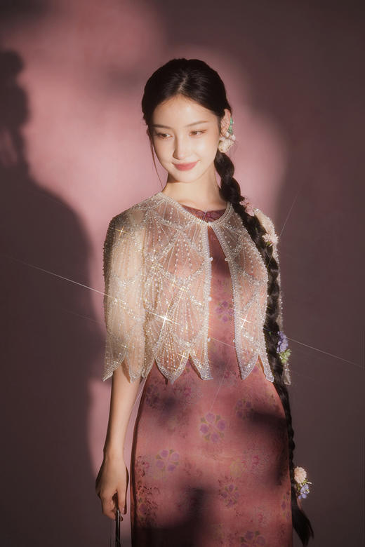 逸红颜明月优选#爆闪波浪边外套​​「天鹅」重磅高定非遗系列，双层蕾丝网纱，如月光织就～ 商品图2