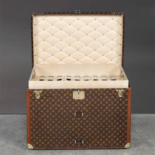 独角鹿西洋古董1920年代法国顶级奢侈品牌路易威登出品Monogram帆布经典老花款帽箱 商品图1