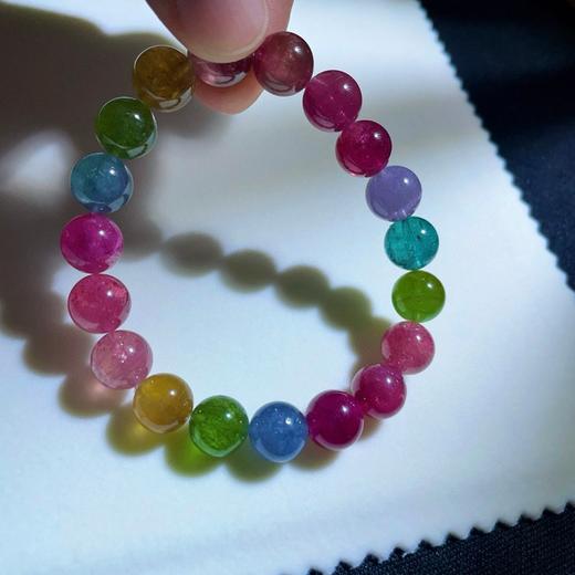 9.8mm单圈彩虹碧玺手串 商品图6