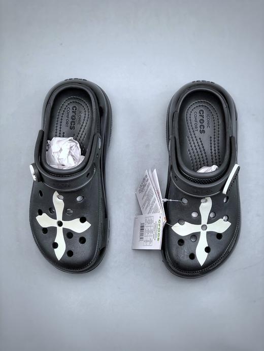 SMFK x Crocs 联名系列光轮十字花厚底增高洞洞鞋女款（HY） 商品图9