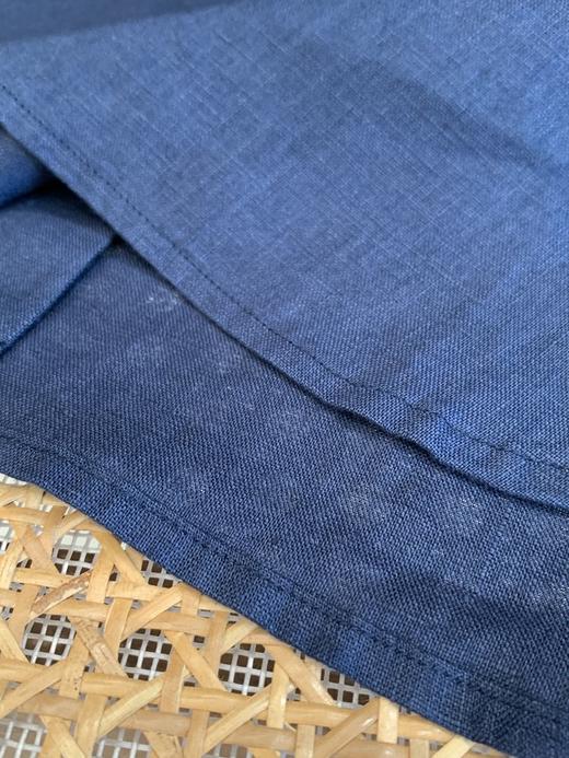 【高品质私服】【RL藏青亚麻短袖衬衫】天然亚麻经纬，松弛慵懒自在，藏青亚麻的随性中和了职场的紧绷G14XX-CC【无标出货 介意慎拍】 商品图12