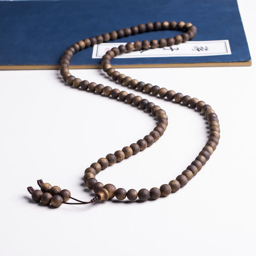 xy0421，9mm沉香108佛珠多圈手链项链 商品图0