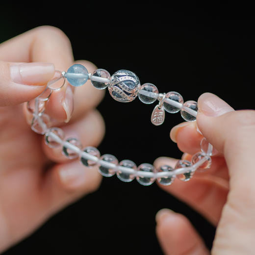 百字明 白水晶手串 | 万物叁仟 商品图6