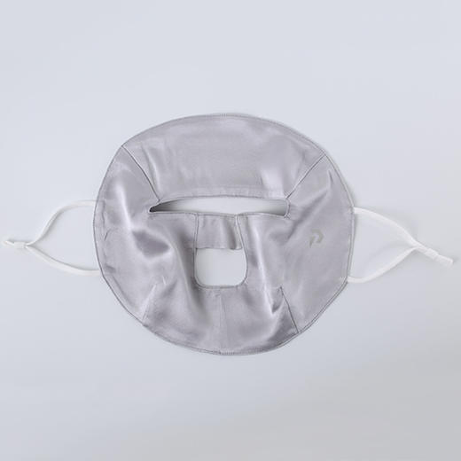 POPBASIC桑蚕丝防晒护肤真丝面罩防紫外线双面真丝面罩 商品图3