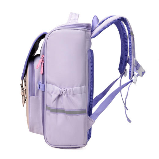 新款小学生书包 ，2-6年级小学生都爱！简约运动风撞色书包，轻便耐用还超时尚🔥男女生通用！ 商品图2