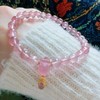 6.8mm单圈粉碧玺手串 商品缩略图1