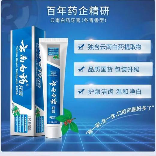 云南白药牙膏 冬青香型165g/支 商品图2