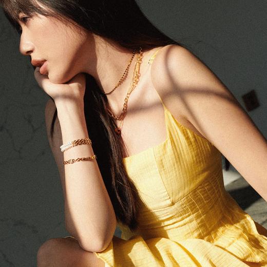 【刘宇同款】alodia.co 品牌直发 圆点项链 简约百搭叠戴多用途项链长期主义 商品图1