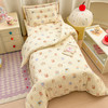 自然醒A类幼儿园全棉双层纱套件三件套六件套纯棉儿童被褥宝宝午睡床品JY 商品缩略图0