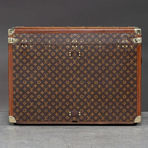 独角鹿西洋古董1920年代法国顶级奢侈品牌路易威登出品Monogram帆布经典老花款帽箱 商品图2