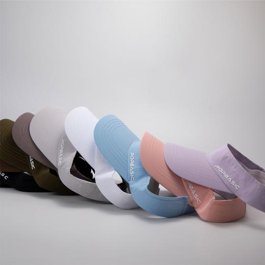 POPBASIC简约高颜值轻薄透气速干户外运动网球帽马拉松跑步防晒帽 商品图4