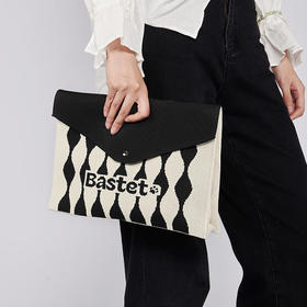 大英博物馆巴斯特笔记本电脑包内胆女士高级感小众防摔可爱萌猫提花