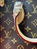 LOUIS VUITTON Sac Plat PM 经典老花 帆布涂层拼牛皮革饰边 手提单肩斜挎包 中号 女款 深棕色 商品缩略图7