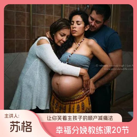 幸福分娩教练课20节（让你笑着生孩子的顺产减痛法，主讲人：苏格） 商品图0