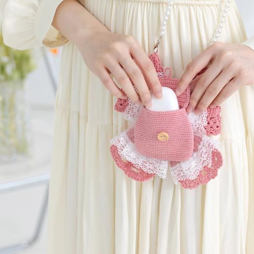 苏苏姐家蝴蝶结发夹耳机包手工diy编织钩针蕾丝线毛线团自制材料包 商品图3