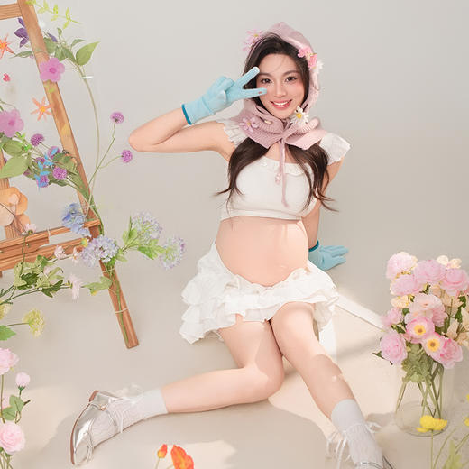 【0元免费拍】石家庄时光baby |高端孕妇照0元免费拍！3张精修+2套孕妈服装造型+1套准爸爸服装造型！ 商品图2