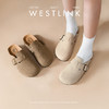 【限时秒杀】西遇复古勃肯鞋半拖女新款早春包头休闲一脚蹬白色软木勃肯鞋D0047446 商品缩略图0