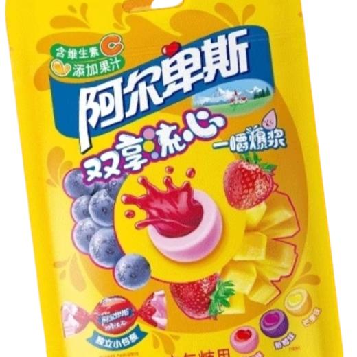 阿尔卑斯 双享流心 充气软糖袋装35g 商品图4