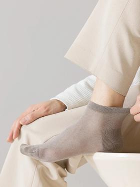 男朋友说第一次穿这么透气的袜子👍薄款纯棉网眼防臭吸汗短袜运动袜