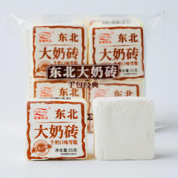 FuDiLong富迪东北大奶砖牛奶雪糕55gx8支 老式冰淇淋传统奶糕 日期新鲜 商品图2