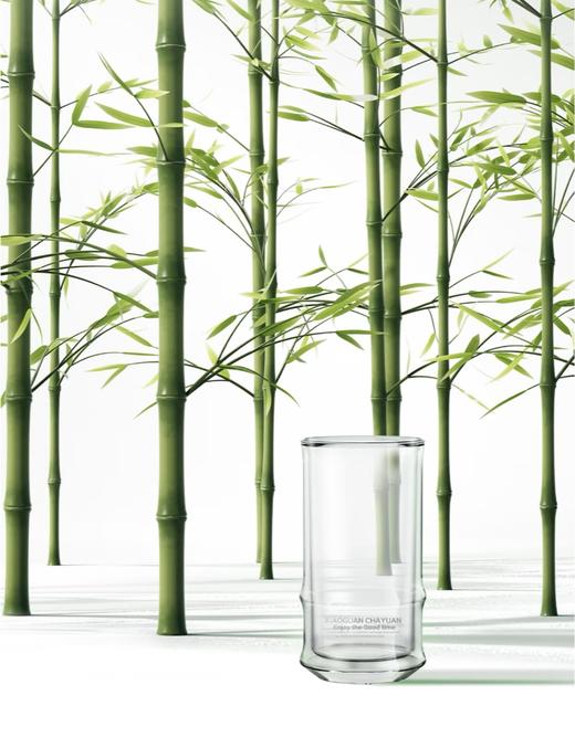 2025年新品小罐茶竹节杯300ML--4只装：发中通快递 商品图0