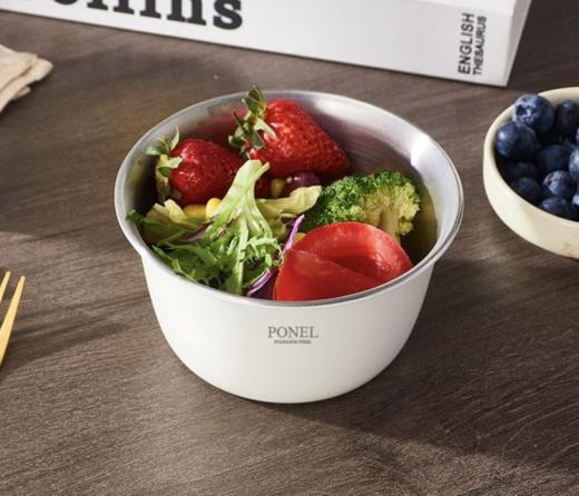 🔥只要29.9 3个装❗ 【PONEL派能马卡龙多用碗3件套】💥厨房秒变ins风！ ❤️装水果/零食/汤都超配，✨拉丝内壁一冲就净抢到就是赚到！ 商品图1