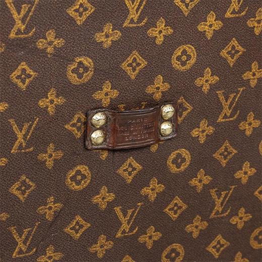 独角鹿西洋古董1920年代法国顶级奢侈品牌路易威登出品Monogram帆布经典老花款帽箱 商品图5