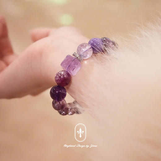 钻石豪门27000积分天然多宝紫水晶九紫离火手链16CM手围 商品图1