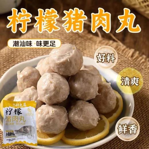 潮汕好丸意柠檬猪肉丸金不换猪肉丸猪肚丸酥脆口感潮汕特色丸子 商品图2