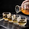 【39.9到手❗️一壶四杯一缸礼盒装】日式清酒壶套装，采用无铅玻璃材质，纹理清晰立体，清酒壶温酒器烫酒壶，人气一两小酒杯酒具套 装礼盒L 商品缩略图0