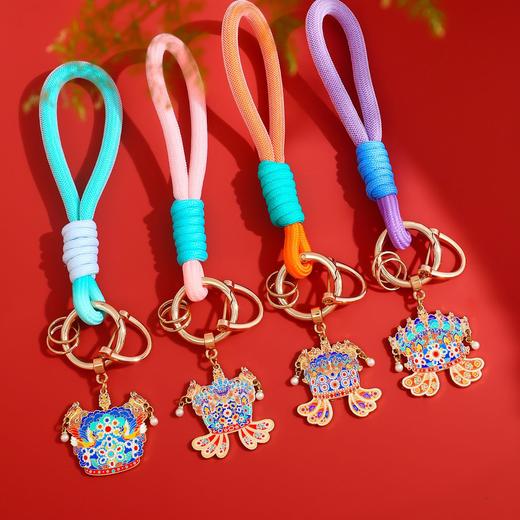 【四大凤冠金属钥匙扣】九龙九凤冠三龙两凤文创纪念品伴手礼物 商品图0